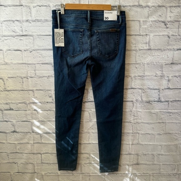 Joe's Jeans The Icon Ankle Dark Wash Mid Rise Skinny Denim Women's 30 - Picture 2 of 8